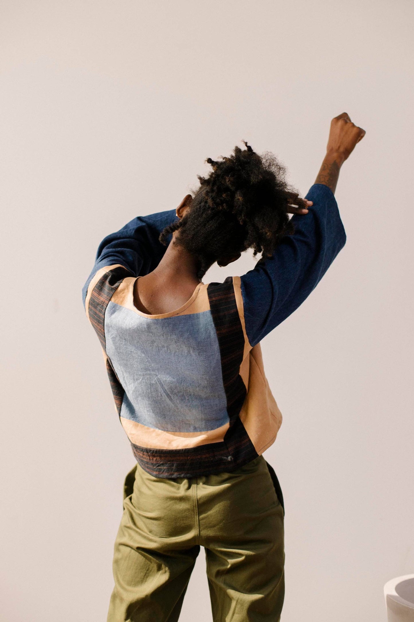 Long Sleeve Geometry Top