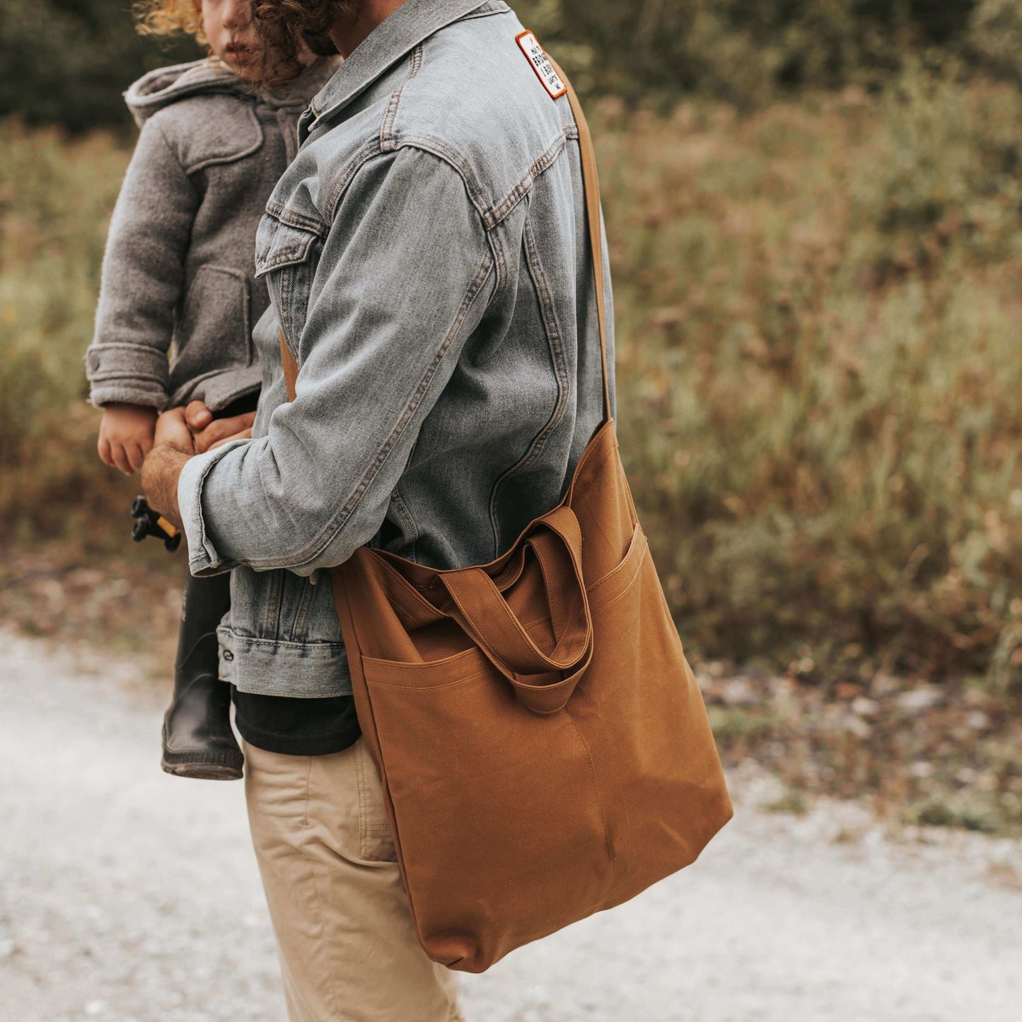 Crossbody cotton bag