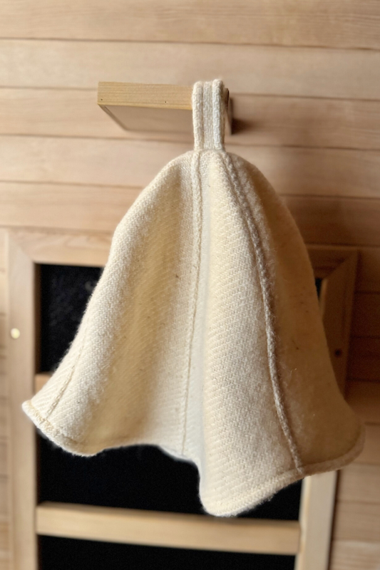 Pure Canadian Wool Sauna Hat