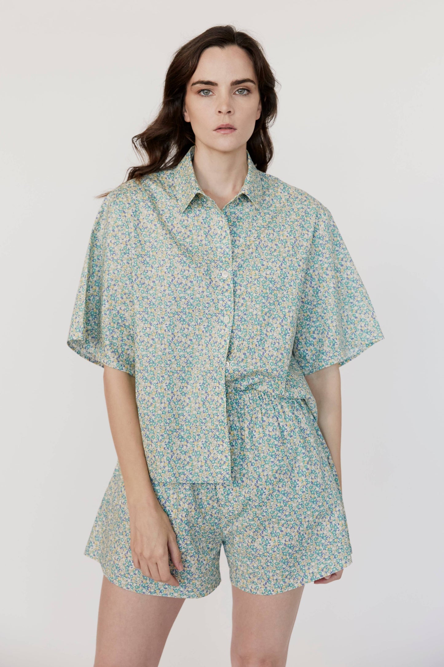 Wednesday Green PJ Set