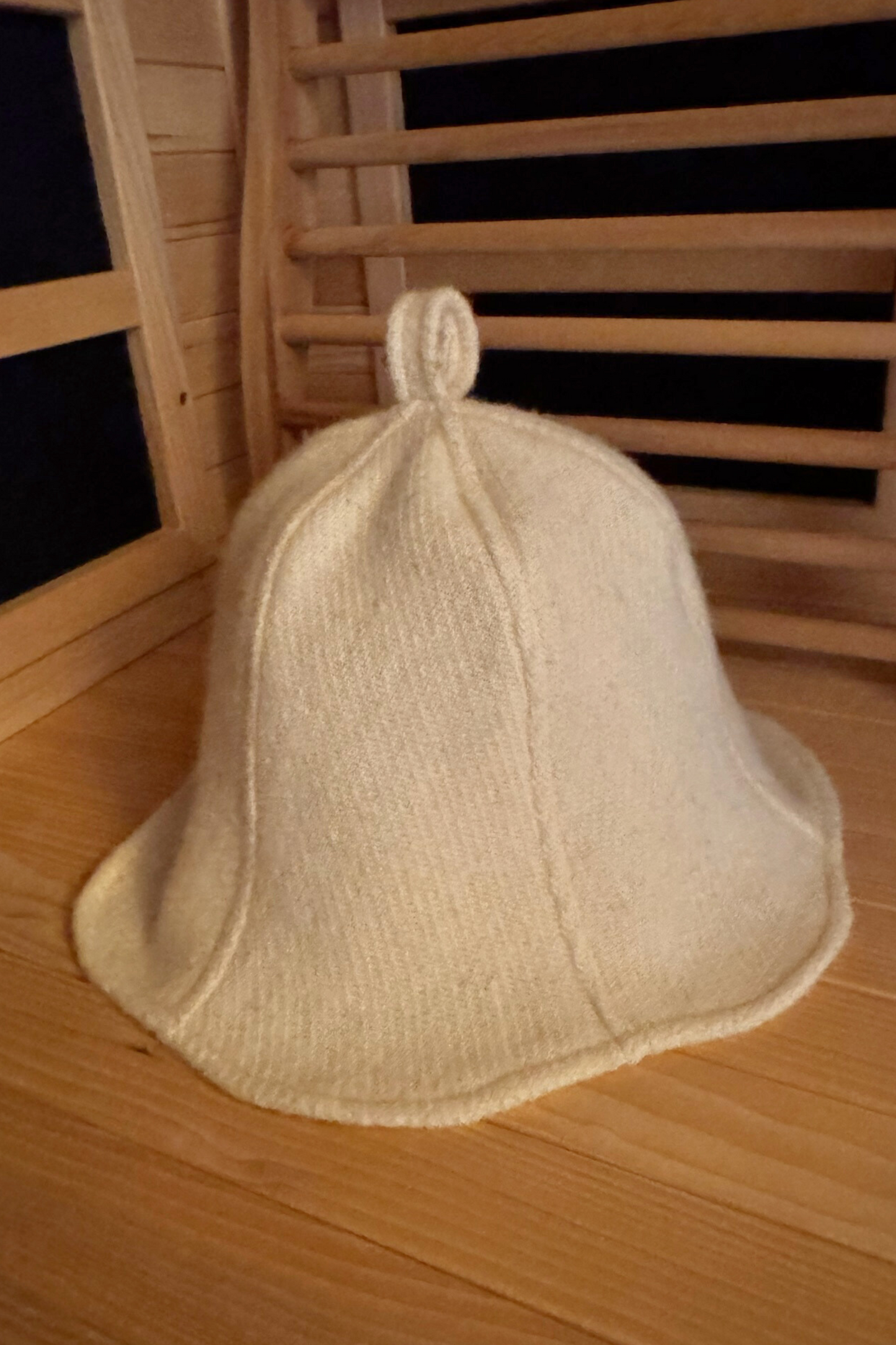 Pure Canadian Wool Sauna Hat