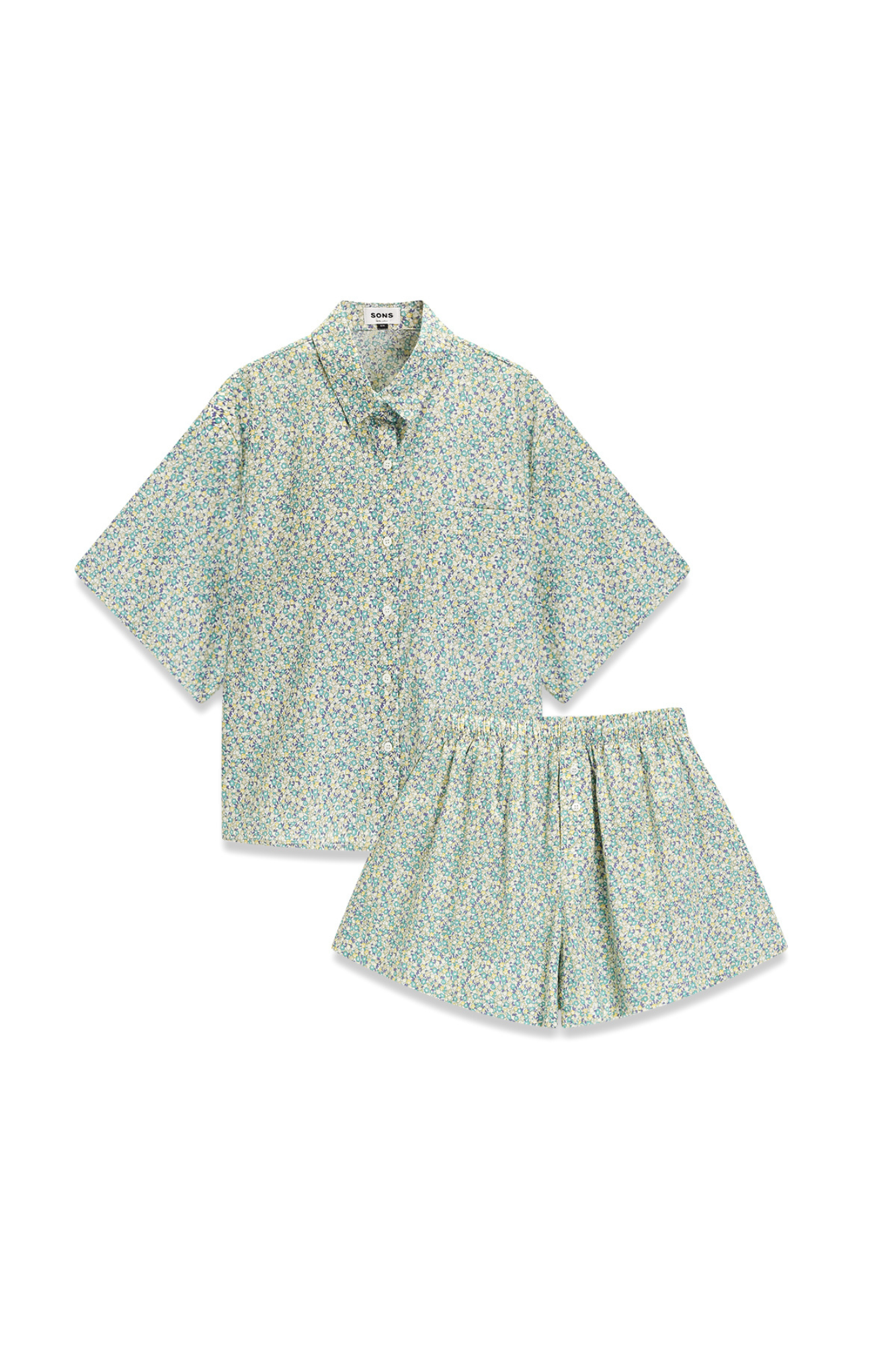 Wednesday Green PJ Set