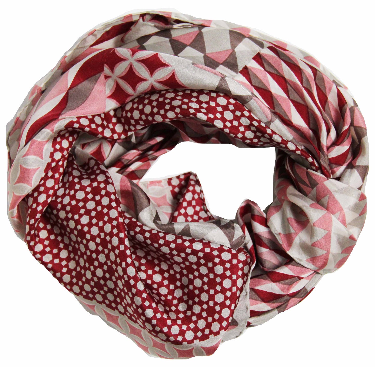 Pink Metropolis Silk Square