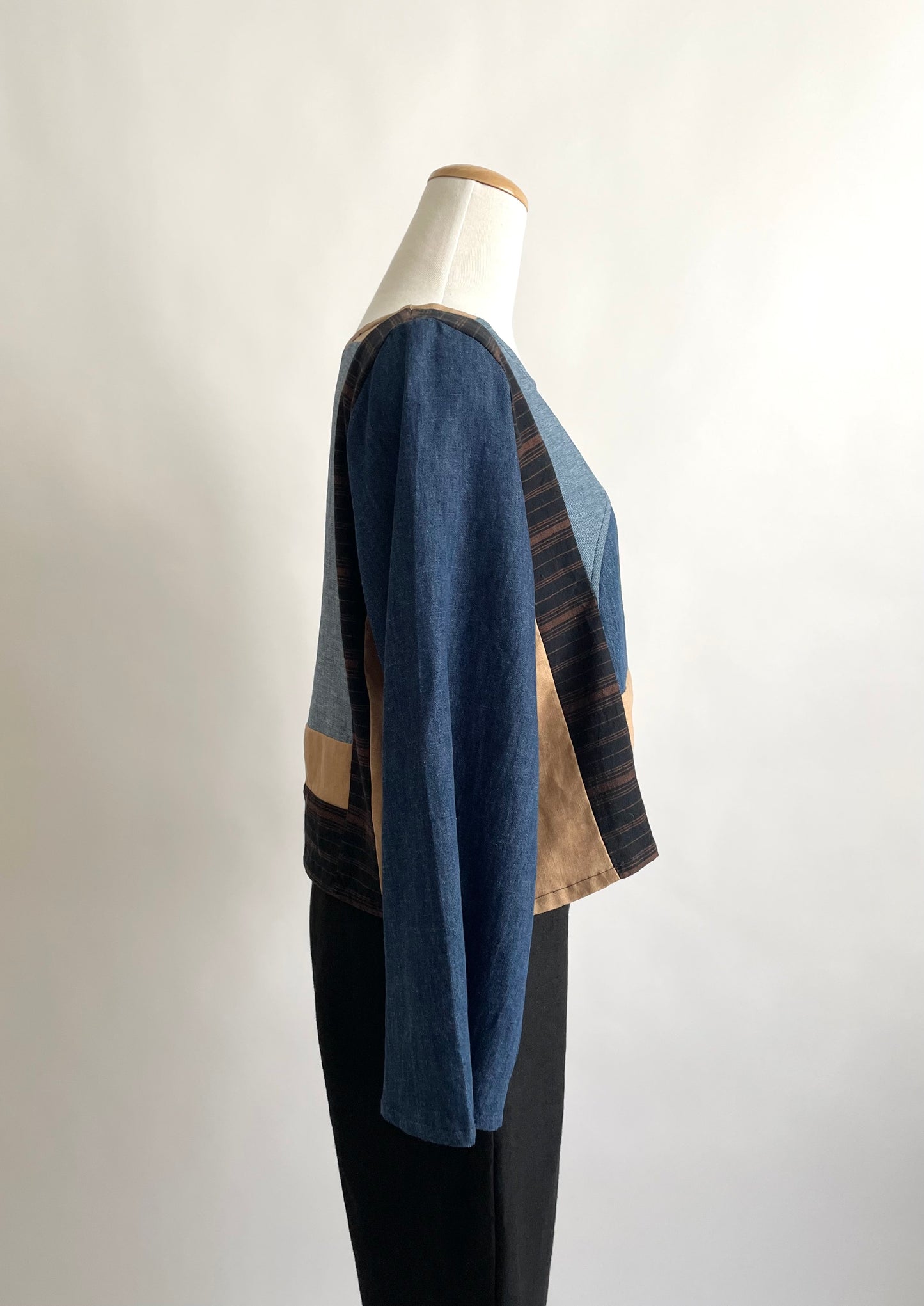 Long Sleeve Geometry Top