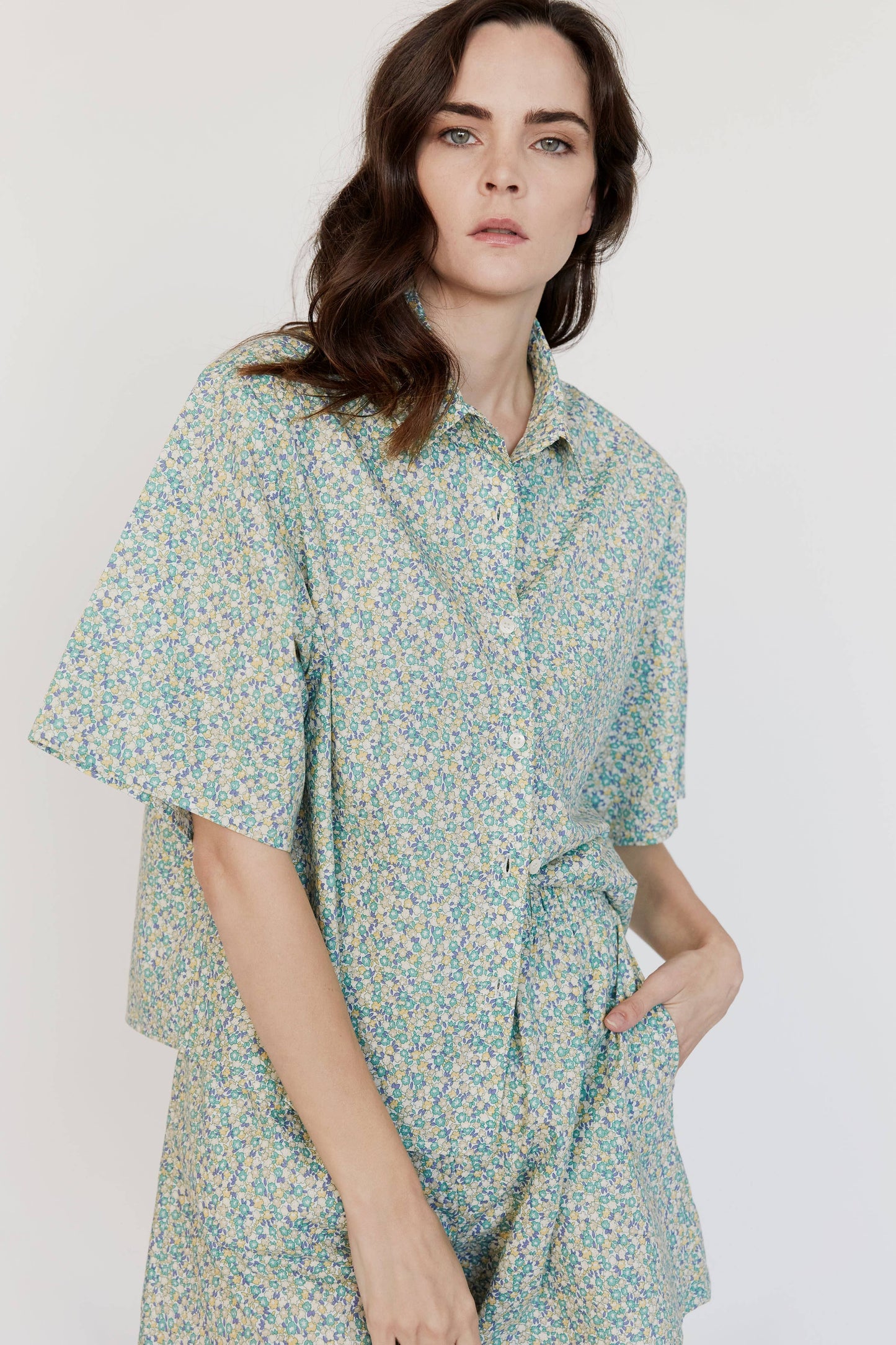 Wednesday Green PJ Set
