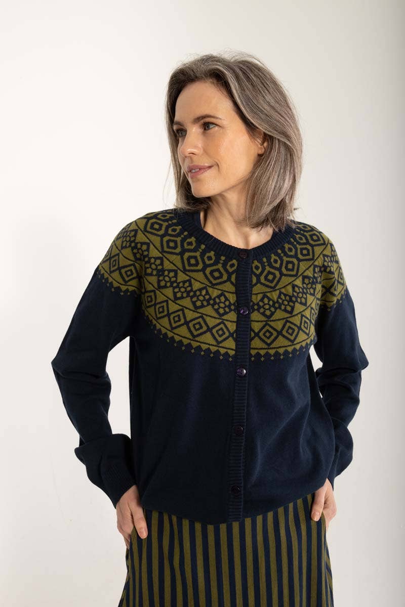 Cotton Knit Cardigan