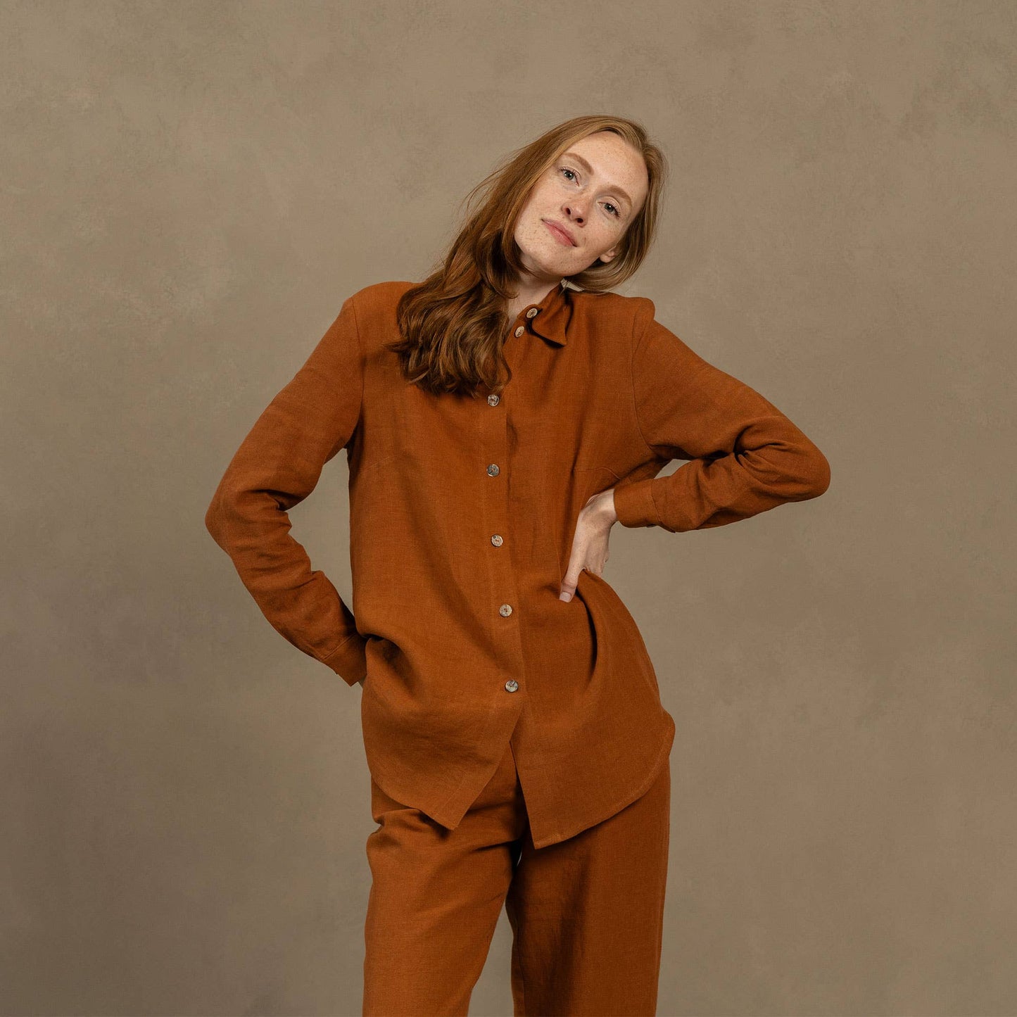 Rebecca Linen Button up Shirt