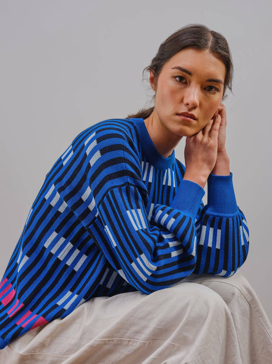 Bauhaus Crew Sweater - Hologram