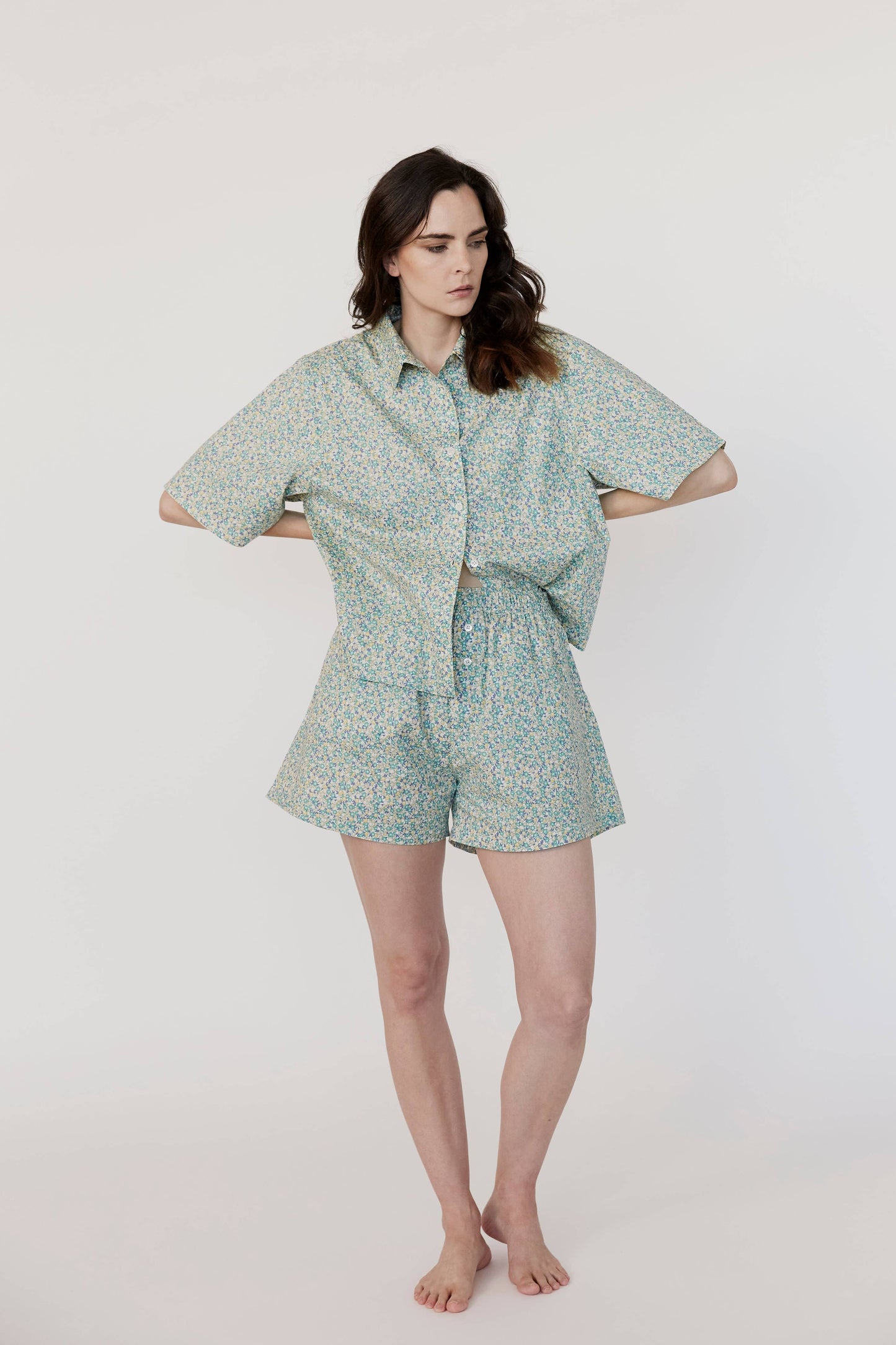 Wednesday Green PJ Set