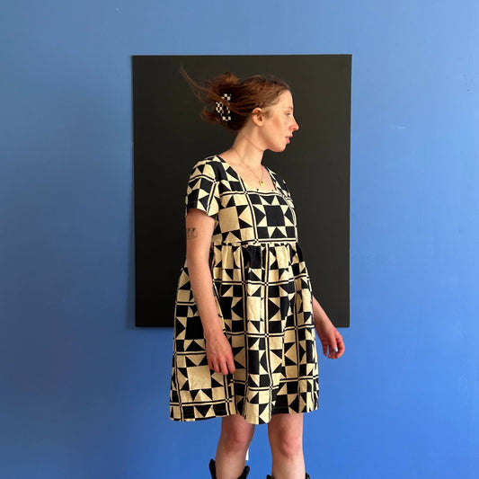 The Billie Dress in Quilt Star